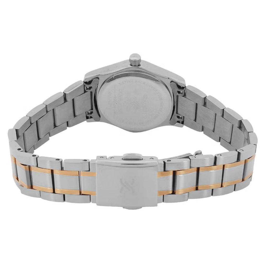 Daniel Klein Stainless Steel Silver and Rose Gold Watch for Women DK.1.14271-6