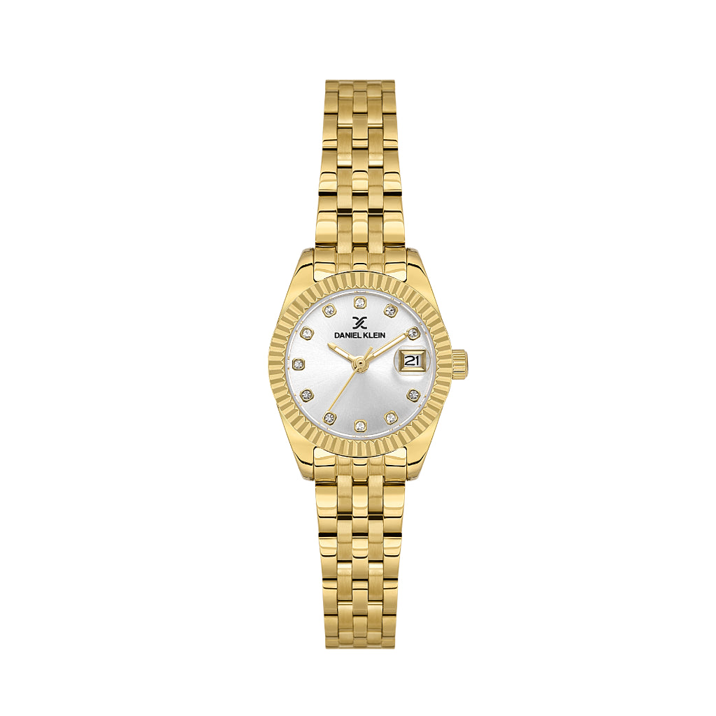 Daniel Klein Premium Gold Stainless Steel Watch for Women DK.1.14276-5