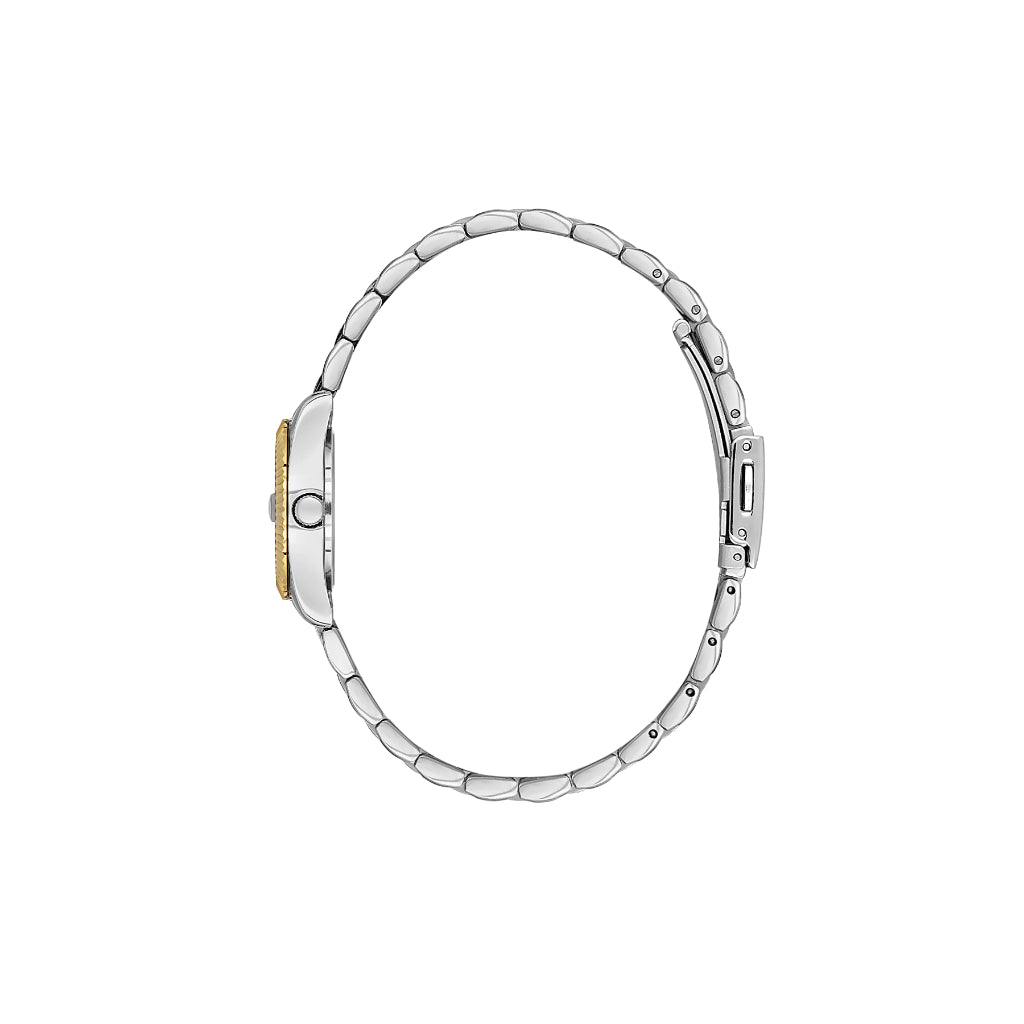 Daniel Klein Premium Silver and Gold Stainless Steel Watch for Women DK.1.14276-6