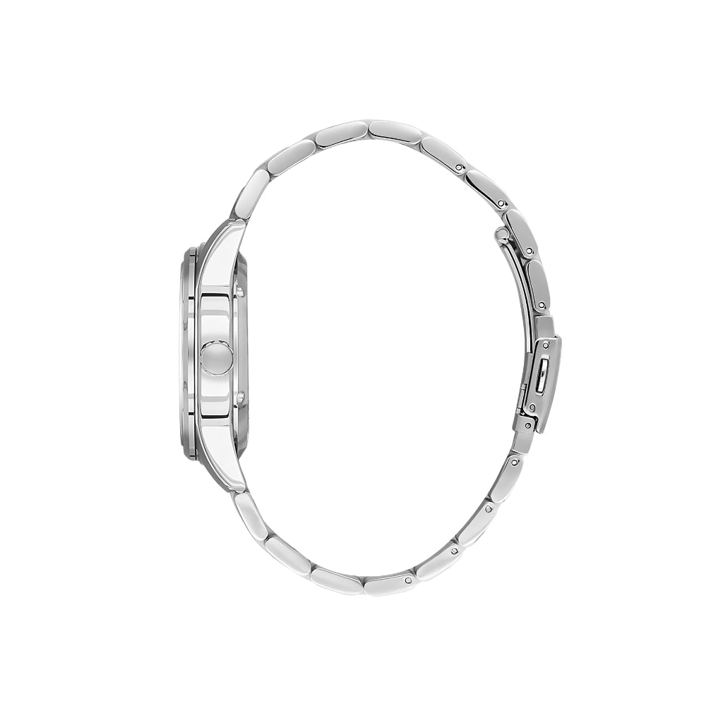 Daniel Klein Skeleton Silver Stainless Steel Automatic Watch for Men DK.1.14277-3