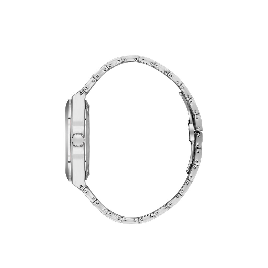 Daniel Klein Skeleton Silver Stainless Steel Automatic Watch for Men DK.1.14278-3