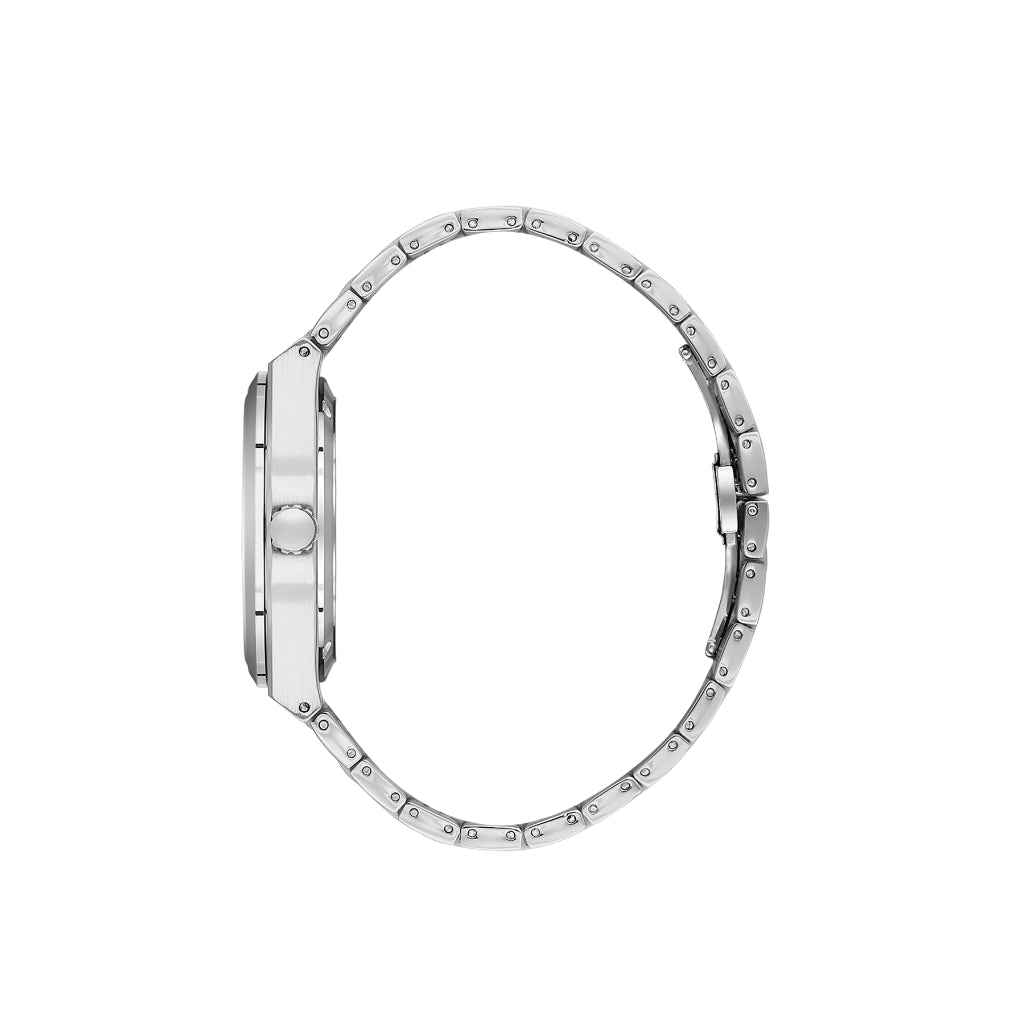 Daniel Klein Skeleton Silver Stainless Steel Automatic Watch for Men DK.1.14278-4
