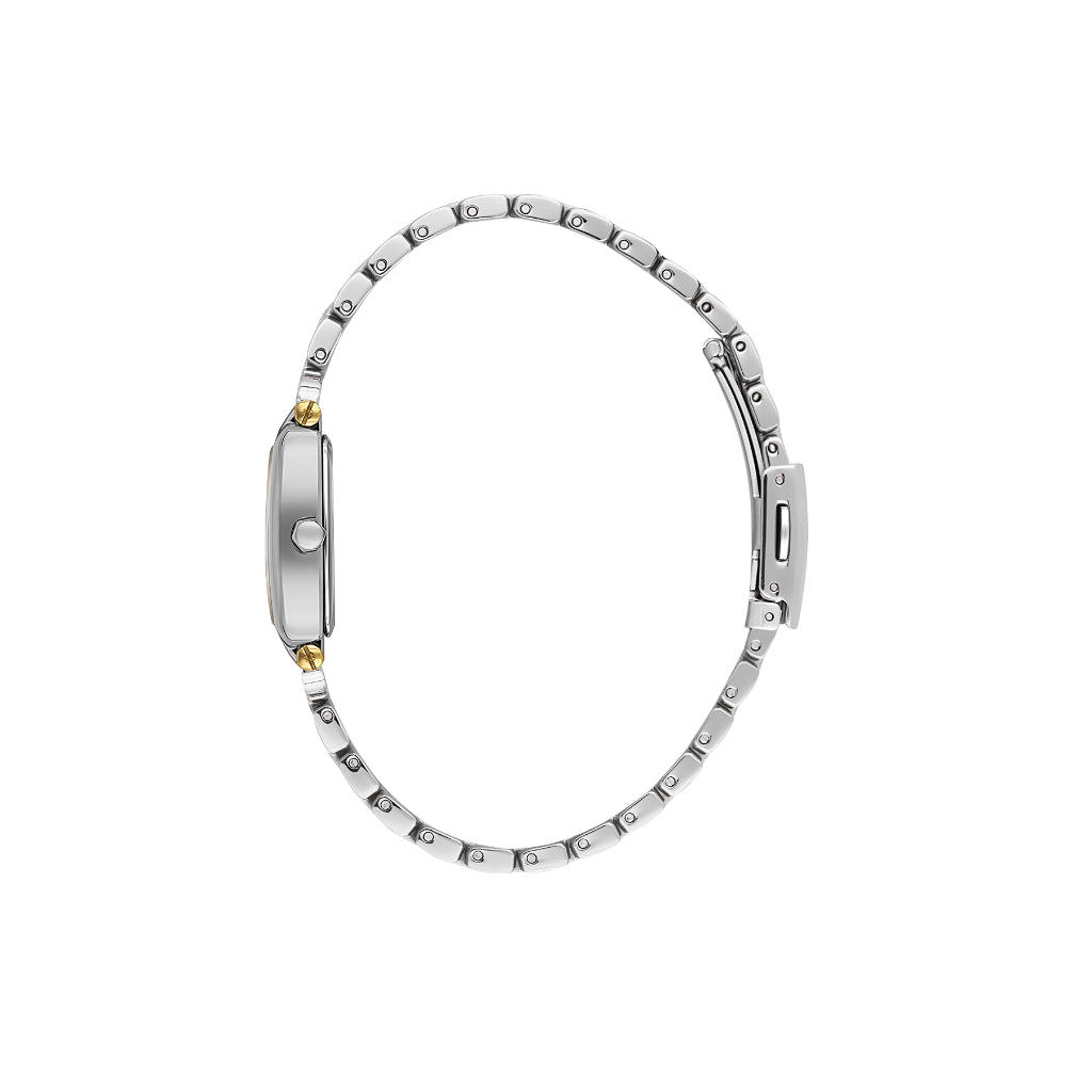 Daniel Klein Premium Silver and Gold Stainless Steel Watch for Women DK.1.14281-4