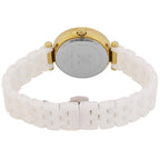 دانيال كلاين ساعة سيراميك الحزام الأبيض للنساء DK.1.14282-4