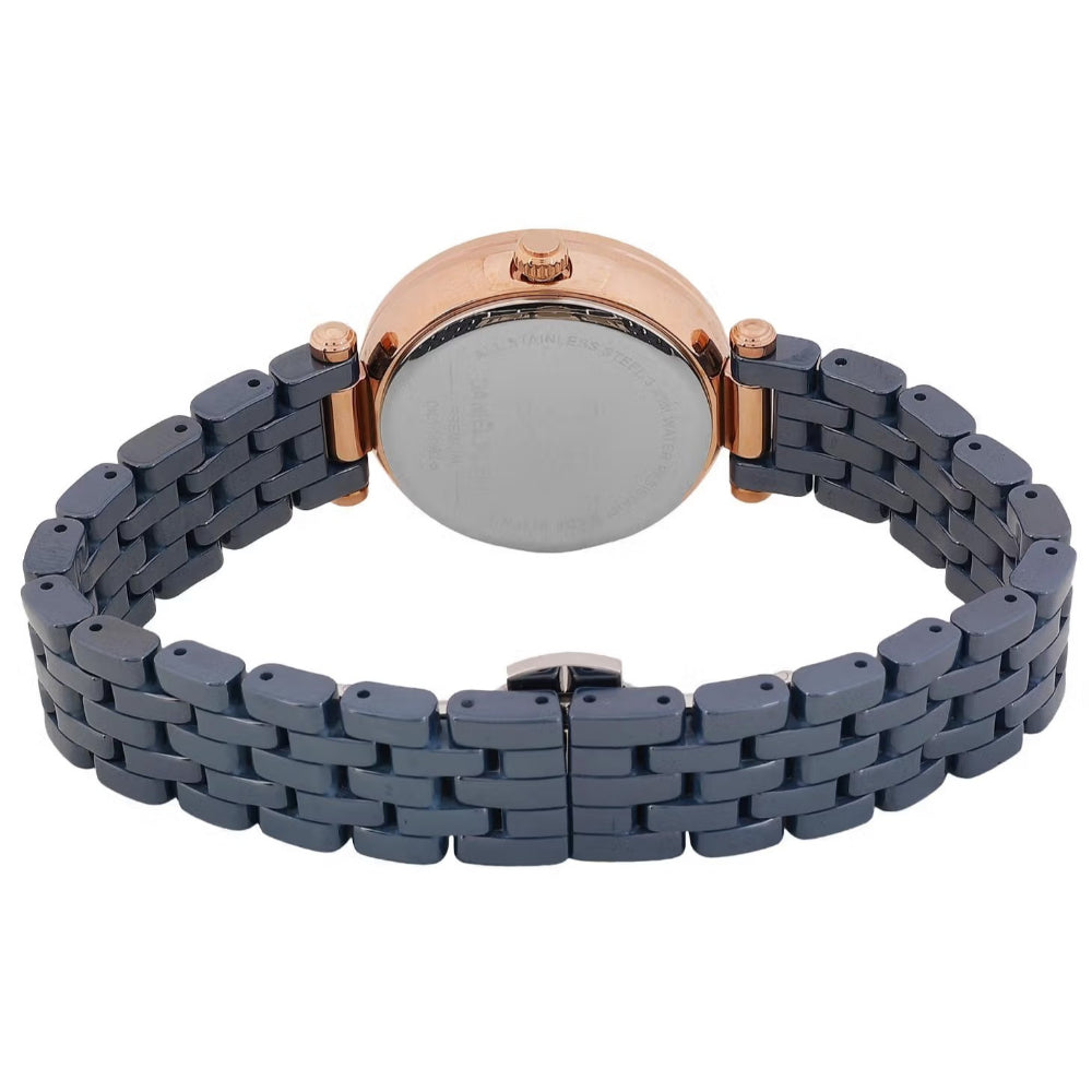 Daniel Klein Ceramic Band Blue Watch for Women DK.1.14282-5