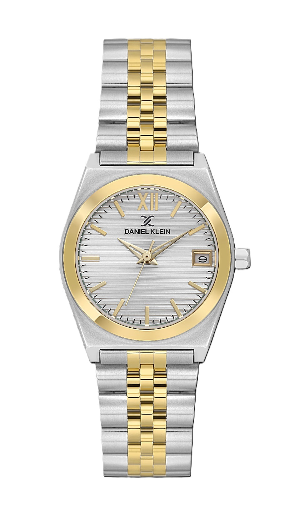باير ساعات دانيال كلاين فضية وذهبية من ستانلس ستيل للأزواج DK.1.14283-3