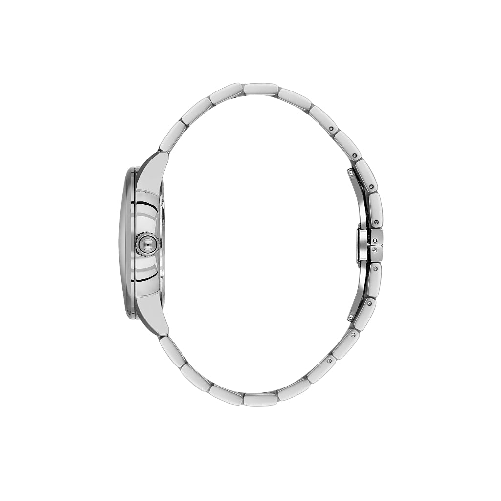 Daniel Klein Skeleton Silver Stainless Steel Automatic Watch for Men DK.1.14284-2