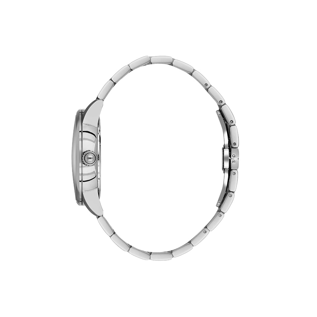 Daniel Klein Skeleton Silver Stainless Steel Automatic Watch for Men DK.1.14284-3