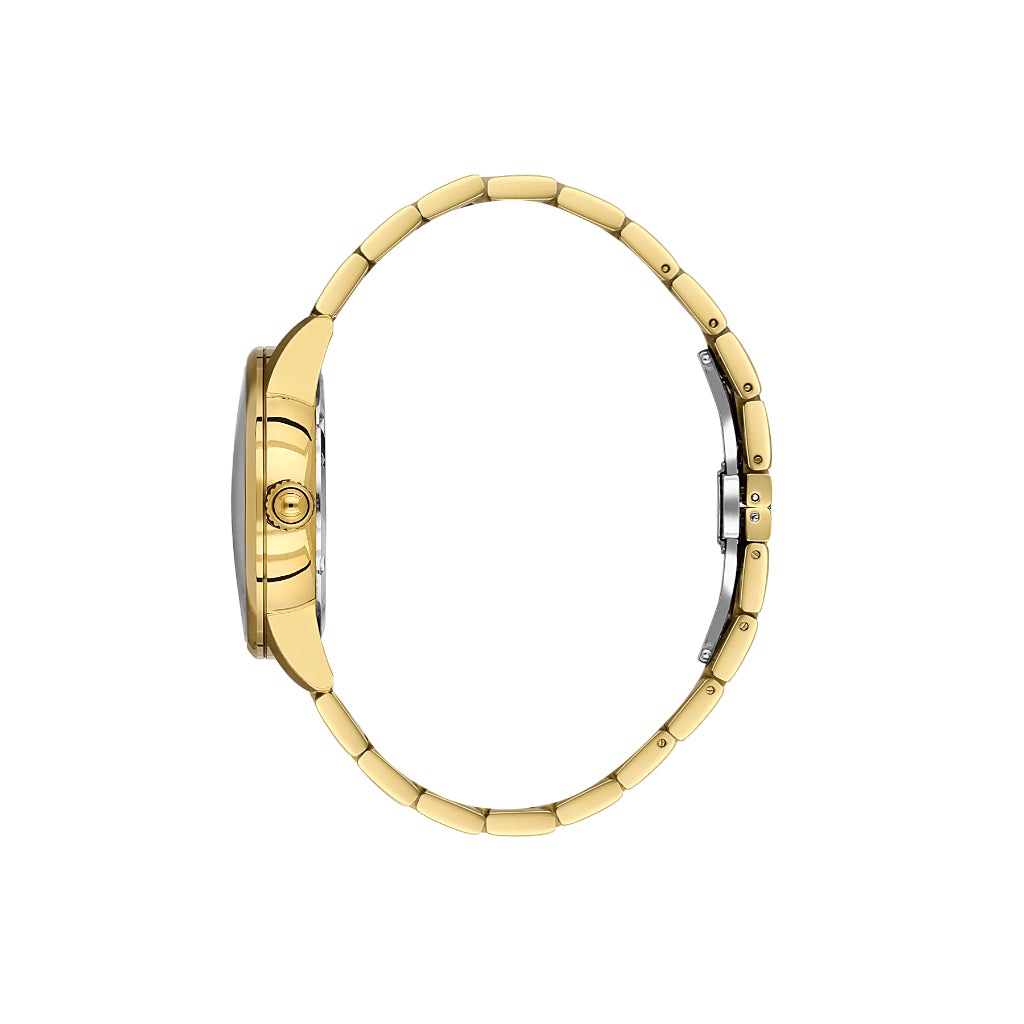 Daniel Klein Steely Gold Stainless Steel Watch for Men DK.1.14286-5