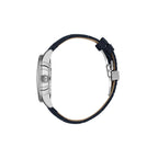 Daniel Klein Steely Dark Blue Leather Watch for Men DK.1.14287-3