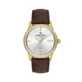 Daniel Klein Steely Dark Brown Leather Watch for Men DK.1.14287-4