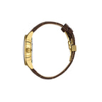 Daniel Klein Steely Dark Brown Leather Watch for Men DK.1.14287-4