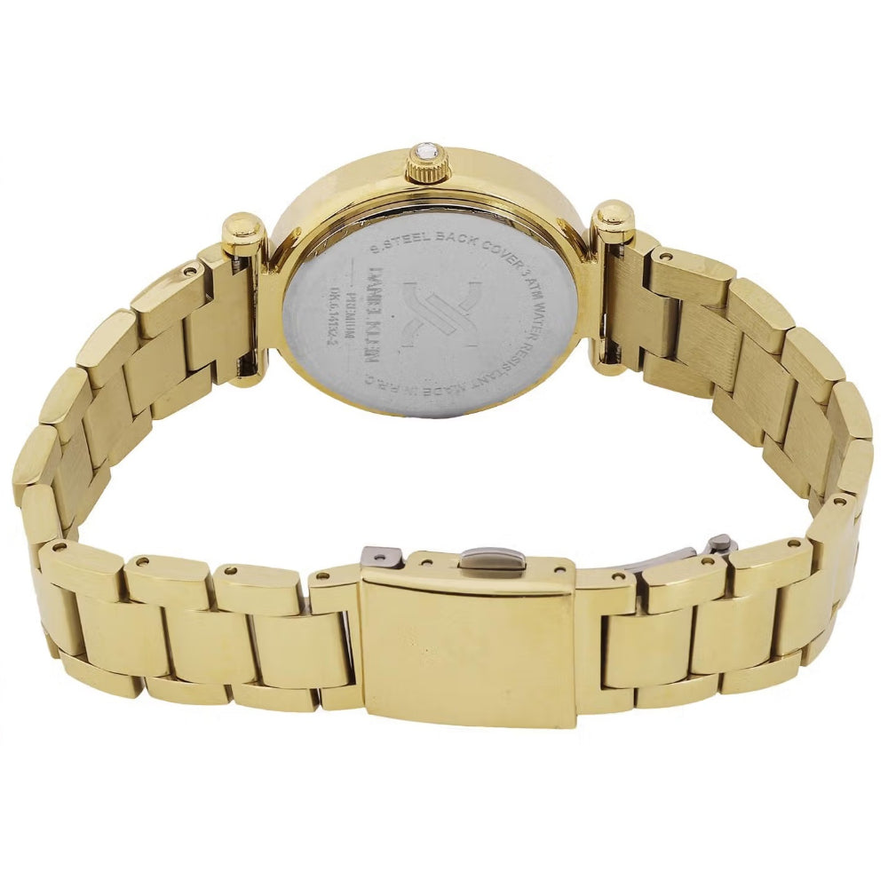 Daniel Klein Stainless Steel Gold Watch for Women DK.6.14132-2