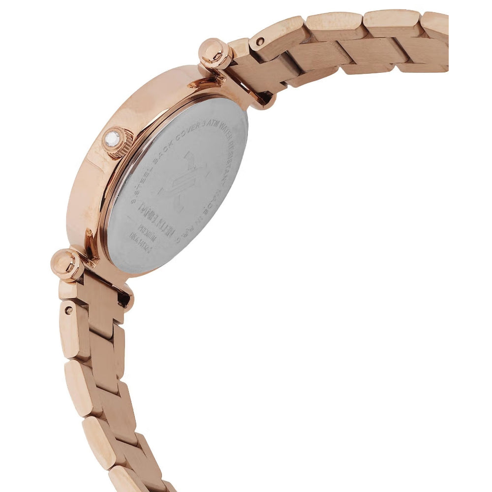 Daniel Klein Premium Rose Gold Stainless Steel Watch for Women DK.6.14132-6