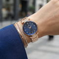 Daniel Klein Premium Rose Gold Stainless Steel Watch for Women DK.6.14132-6
