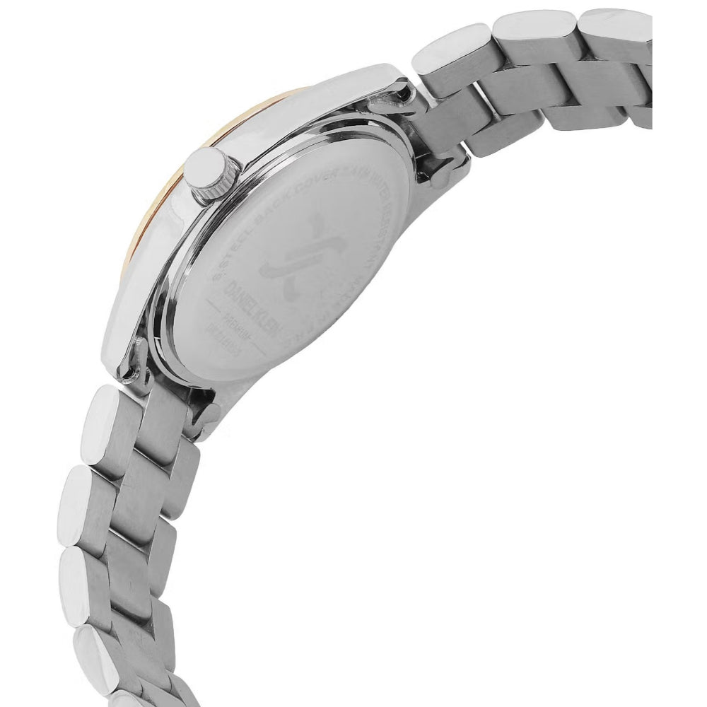 Daniel Klein Premium Silver and Gold Stainless Steel Watch for Women DK.6.14133-4