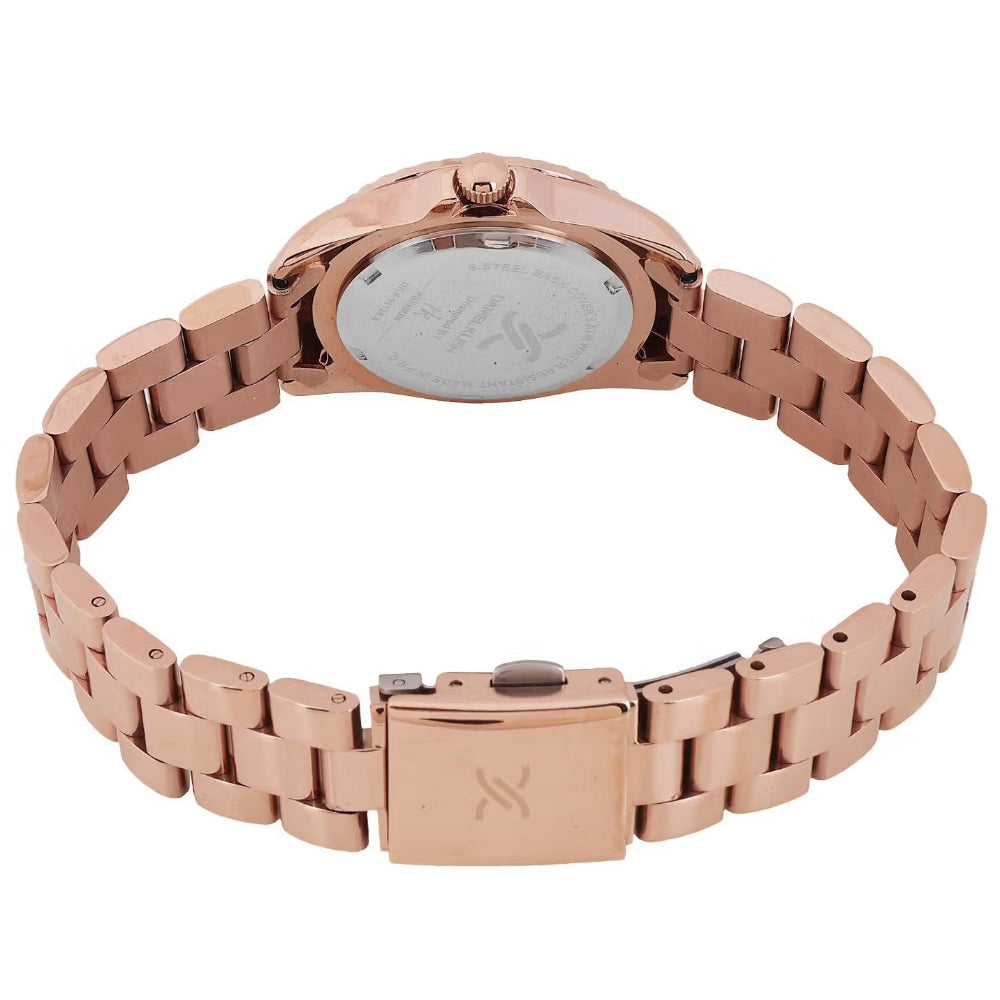 Daniel Klein Stainless Steel Rose Gold Watch for Women DK.6.14134-5