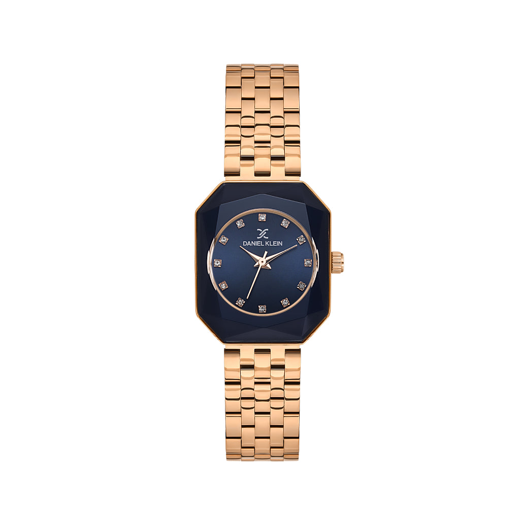 Daniel Klein Premium Rose Gold Stainless Steel Watch for Women DK.6.14182-6