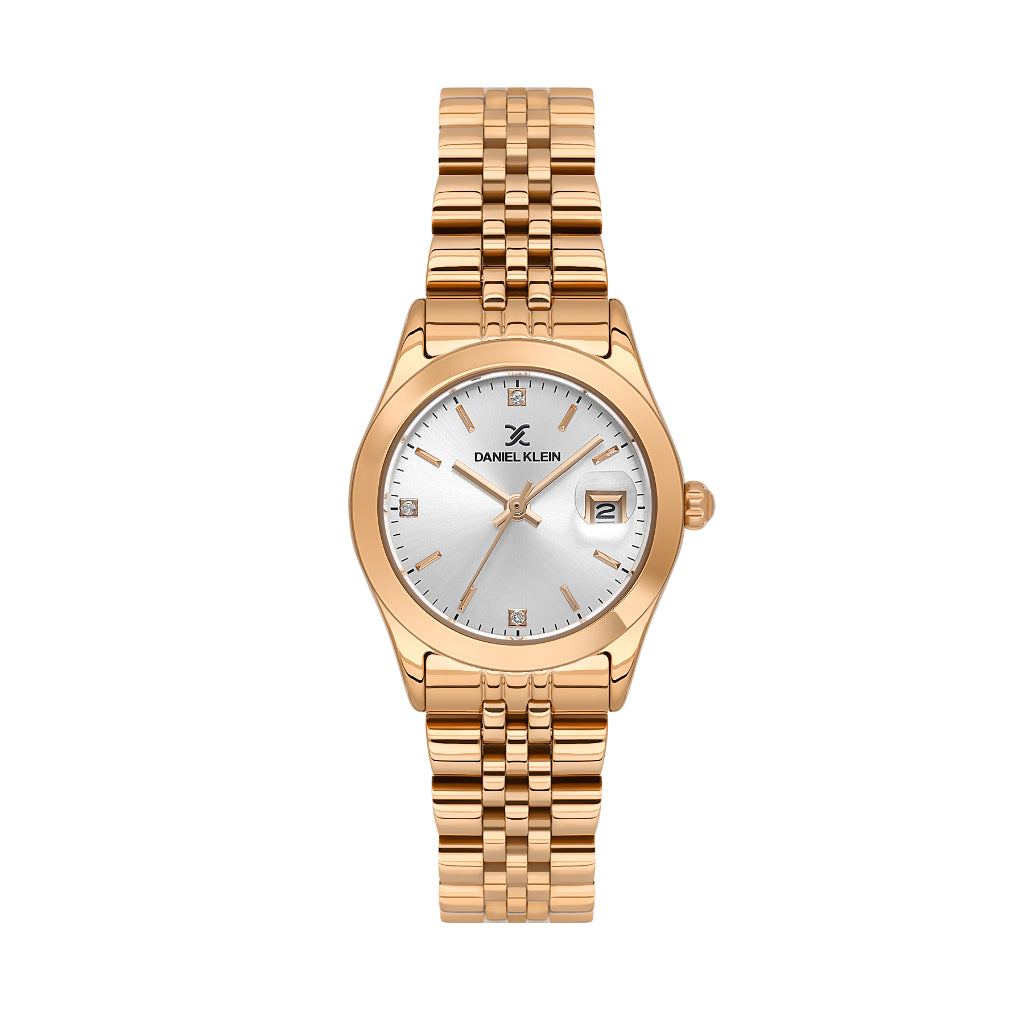 Daniel Klein Premium Rose Gold Stainless Steel Watch for Women DK.6.14183-5