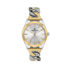 Daniel Klein Premium Silver and Gold Stainless Steel Watch for Women DK.6.14185-4