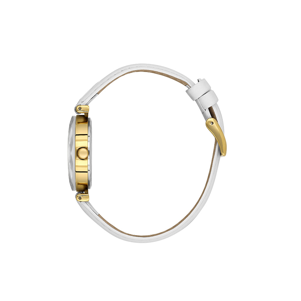Daniel Klein Premium White Leather Watch for Women DK.6.14188-2