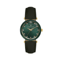 Daniel Klein Premium Green Leather Watch for Women DK.6.14188-3