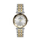Daniel Klein Premium Silver and Gold Stainless Steel Watch for Women DK.6.14189-4