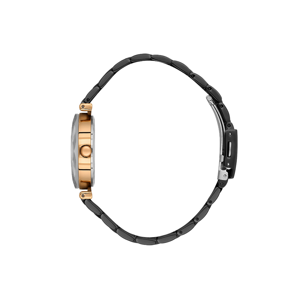 Daniel Klein Premium Black Stainless Steel Watch for Women DK.6.14189-6