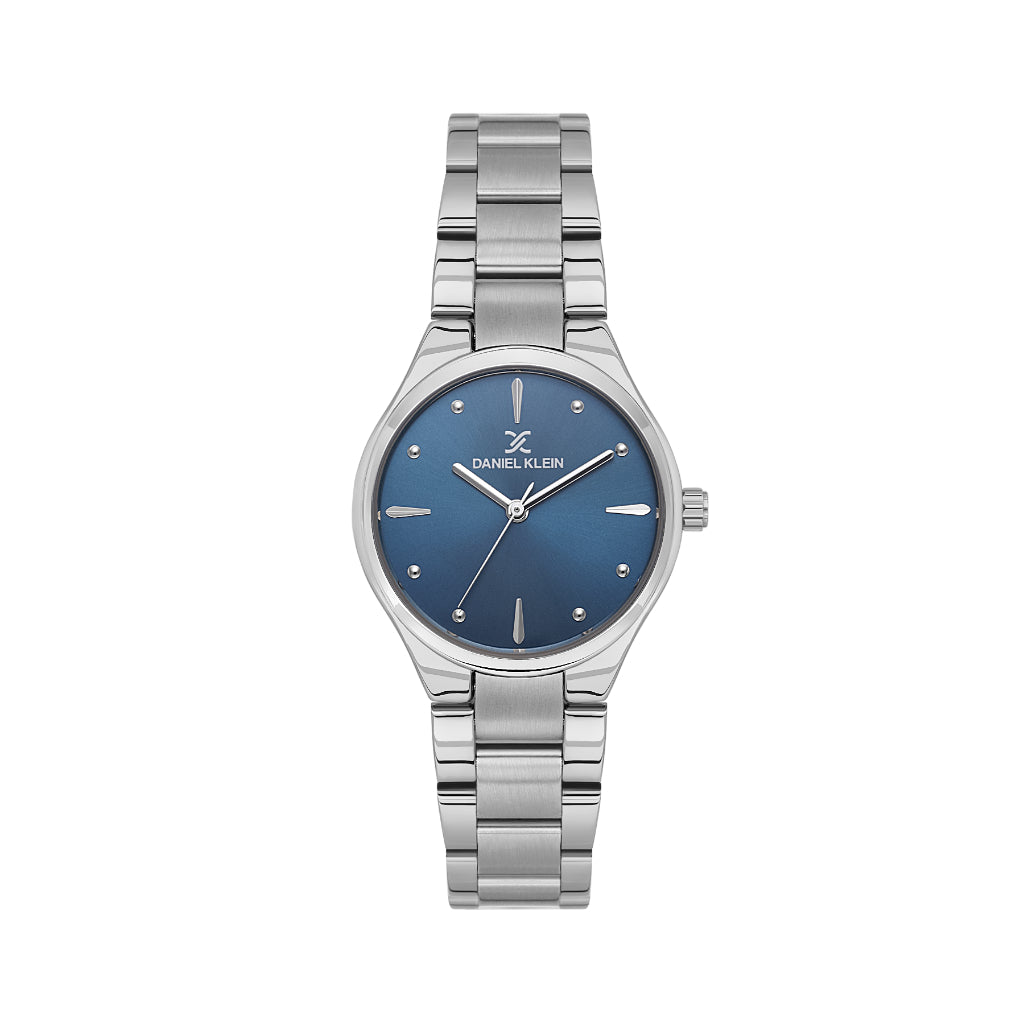 Daniel Klein Premium Silver Stainless Steel Watch for Women DK.6.14190-3