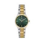 Daniel Klein Premium Silver and Gold Stainless Steel Watch for Women DK.6.14190-5