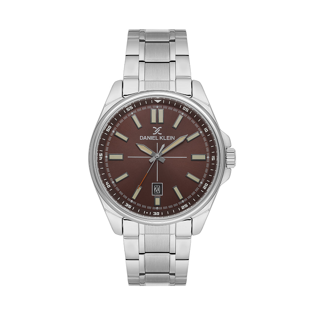 Daniel Klein Premium Silver Stainless Steel Watch for Men DK.6.14202-5