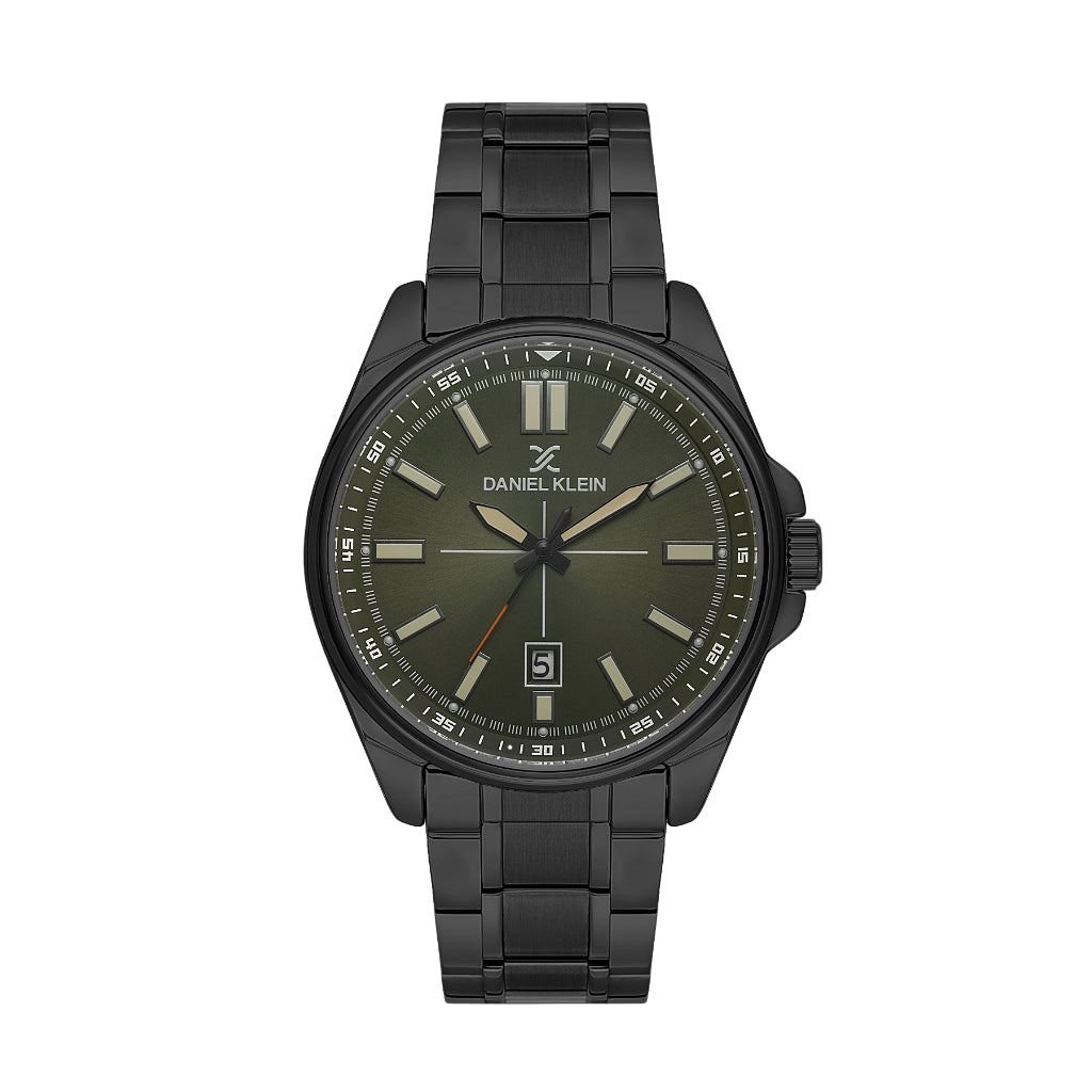 Daniel Klein Premium Black Stainless Steel Watch for Men DK.6.14202-6