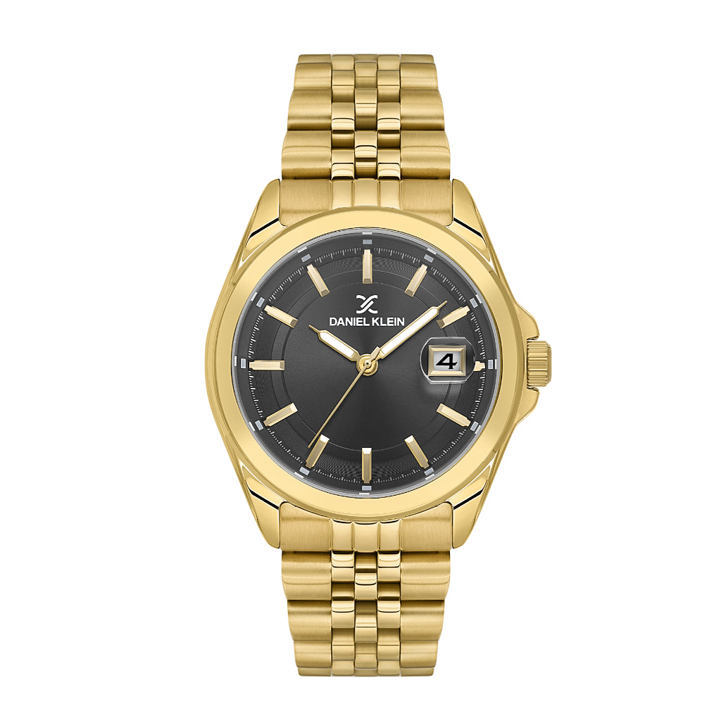 Daniel Klein Premium Gold Stainless Steel Watch for Men DK.6.14205-4