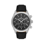 Daniel Klein Exclusive Black Leather Watch for Men DK.6.14260-2
