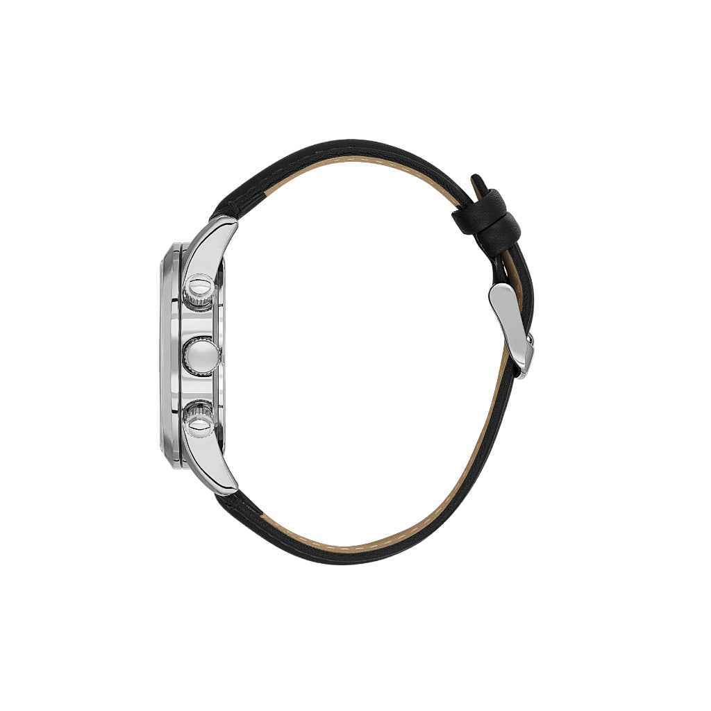 Daniel Klein Exclusive Black Leather Watch for Men DK.6.14260-2