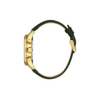 Daniel Klein Exclusive Dark Green Leather Watch for Men DK.6.14260-4