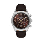 Daniel Klein Exclusive Dark Brown Leather Watch for Men DK.6.14260-5
