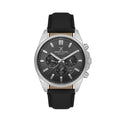 Daniel Klein Exclusive Black Leather Watch for Men DK.6.14262-2