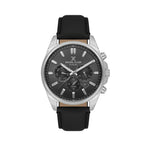 Daniel Klein Exclusive Black Leather Watch for Men DK.6.14262-2
