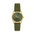 Daniel Klein Arcadia Green Leather Watch for Women DK.6.14274-3