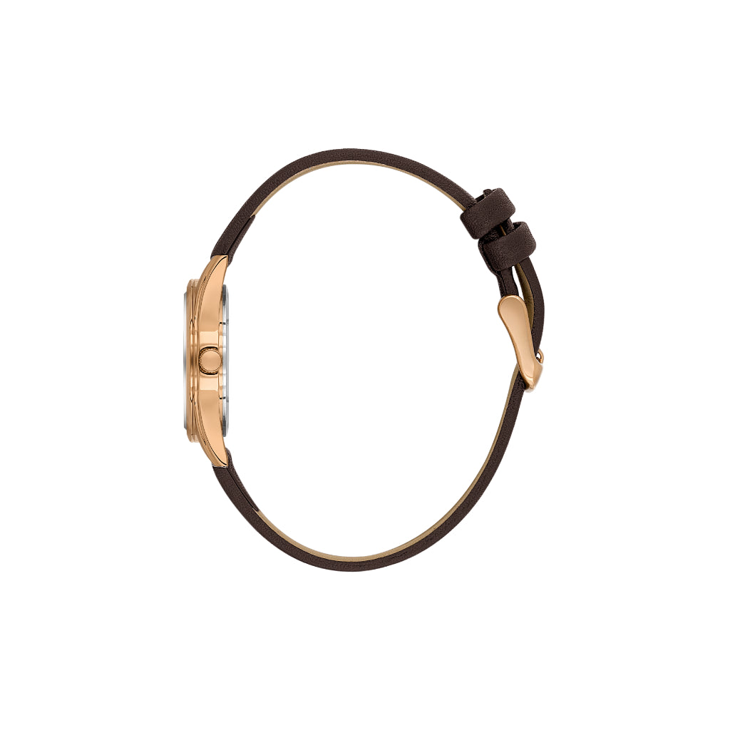 Daniel Klein Arcadia Dark Brown Leather Watch for Women DK.6.14274-5