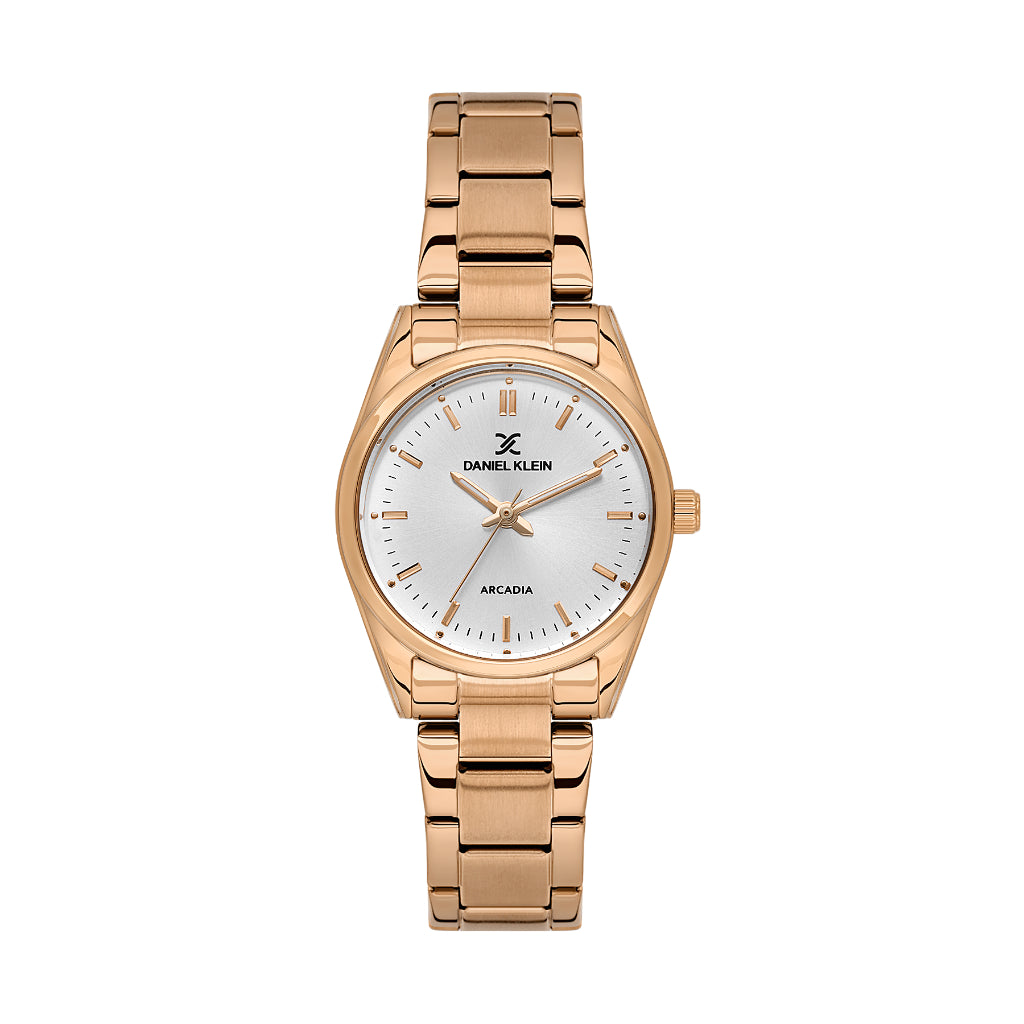 Daniel Klein Arcadia Rose Gold Stainless Steel Watch for Women DK.6.14275-4