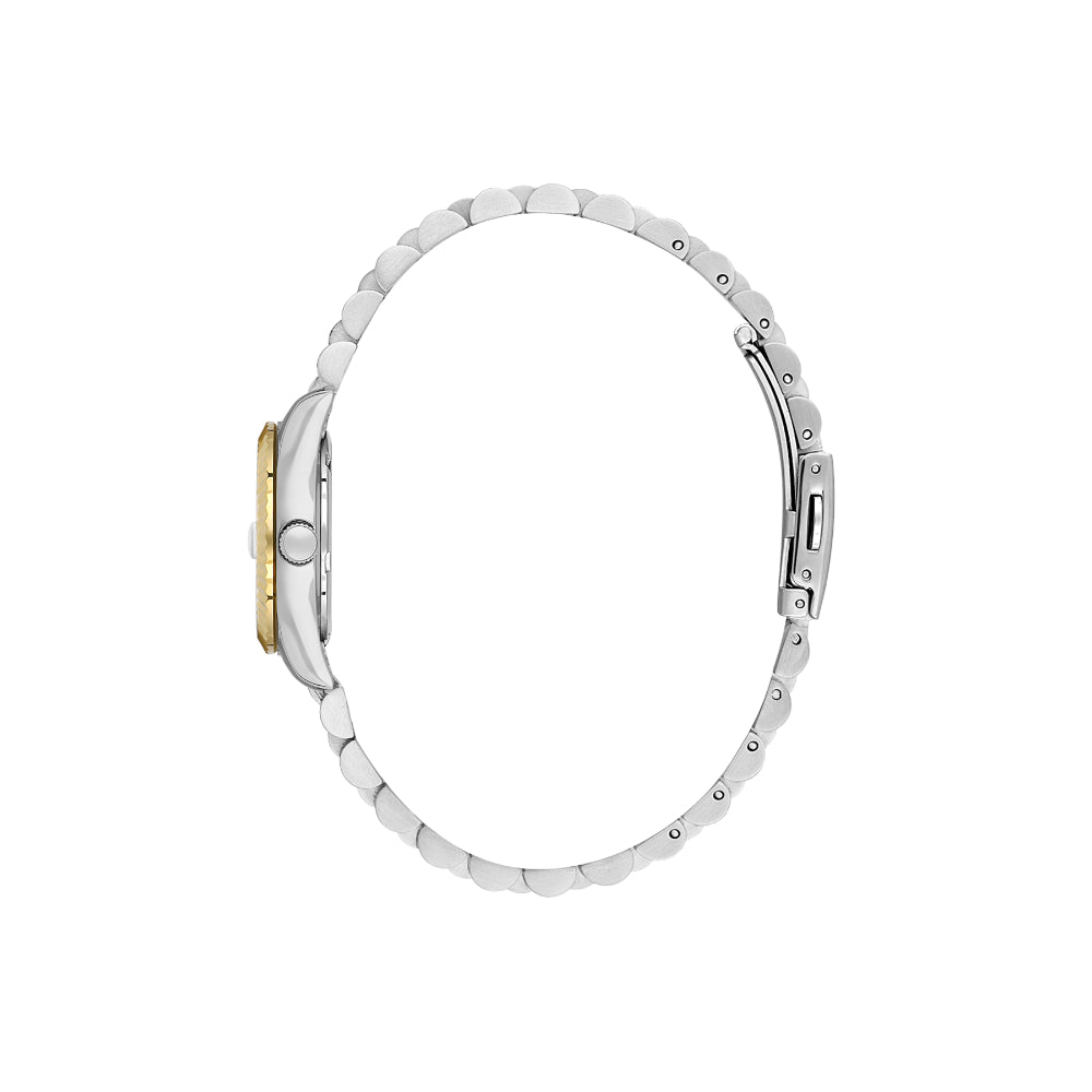 Daniel Klein Stainless Steel Silver and Rose Gold Watch for Women DK.1.14097-3