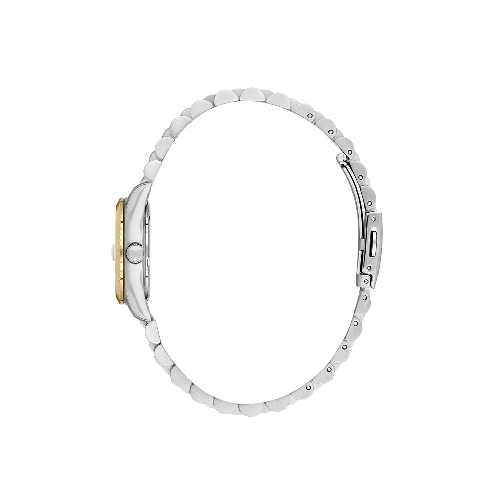 دانيال كلاين ستانلس ستيل فضي وذهبي وردي ساعة للنساء DK.1.14097-4