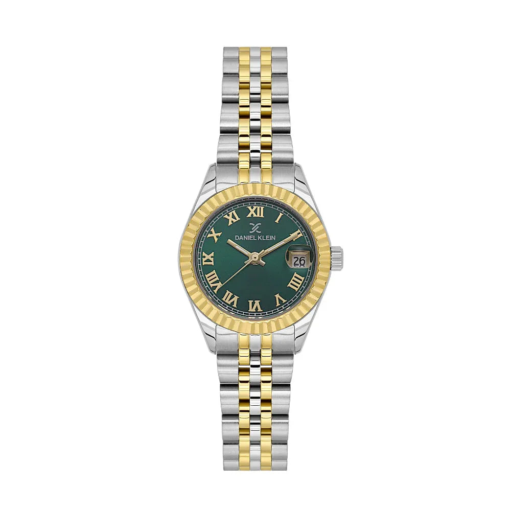 Daniel Klein Premium Silver and Rose Gold Stainless Steel Watch for Women DK.1.14097-4 - Daniel Klein Saudi Arabia