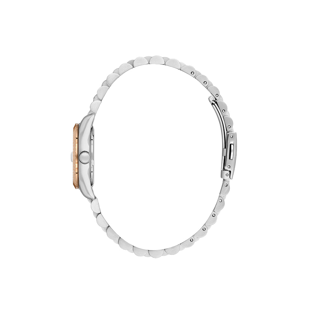 دانيال كلاين ستانلس ستيل فضي وذهبي وردي ساعة للنساء DK.1.14097-5