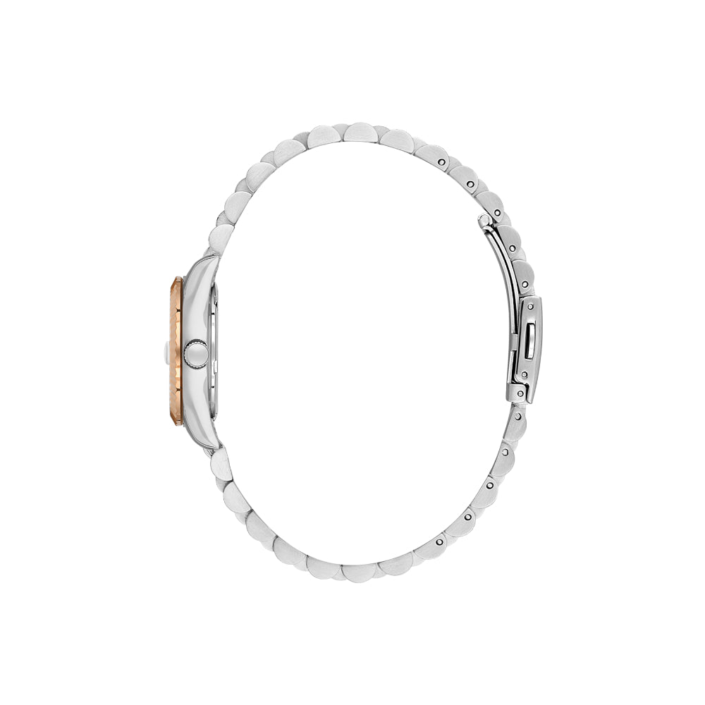 دانيال كلاين ستانلس ستيل فضي وذهبي وردي ساعة للنساء DK.1.14097-6