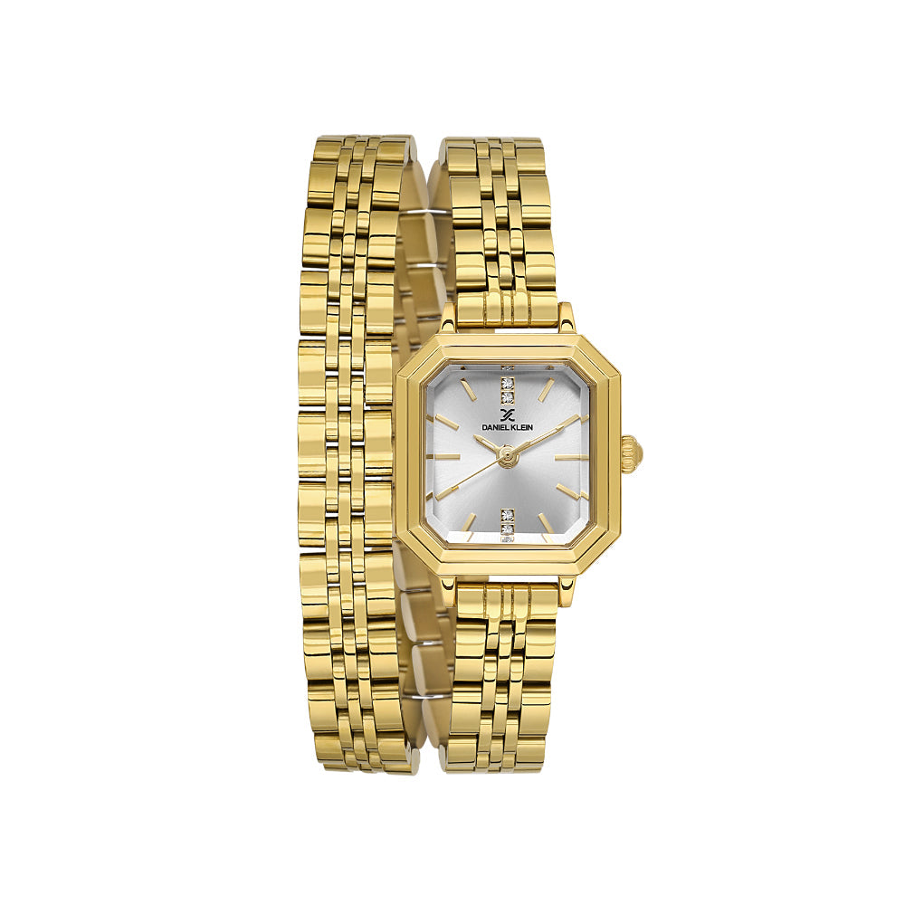 Daniel Klein Premium Gold Stainless Steel Watch for Women DK.1.14098-2