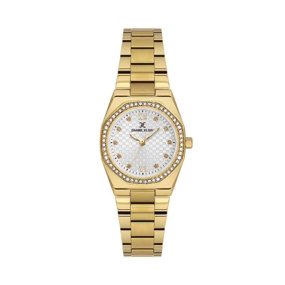 Daniel Klein Premium Gold Stainless Steel Watch for Women DK.1.14099-3