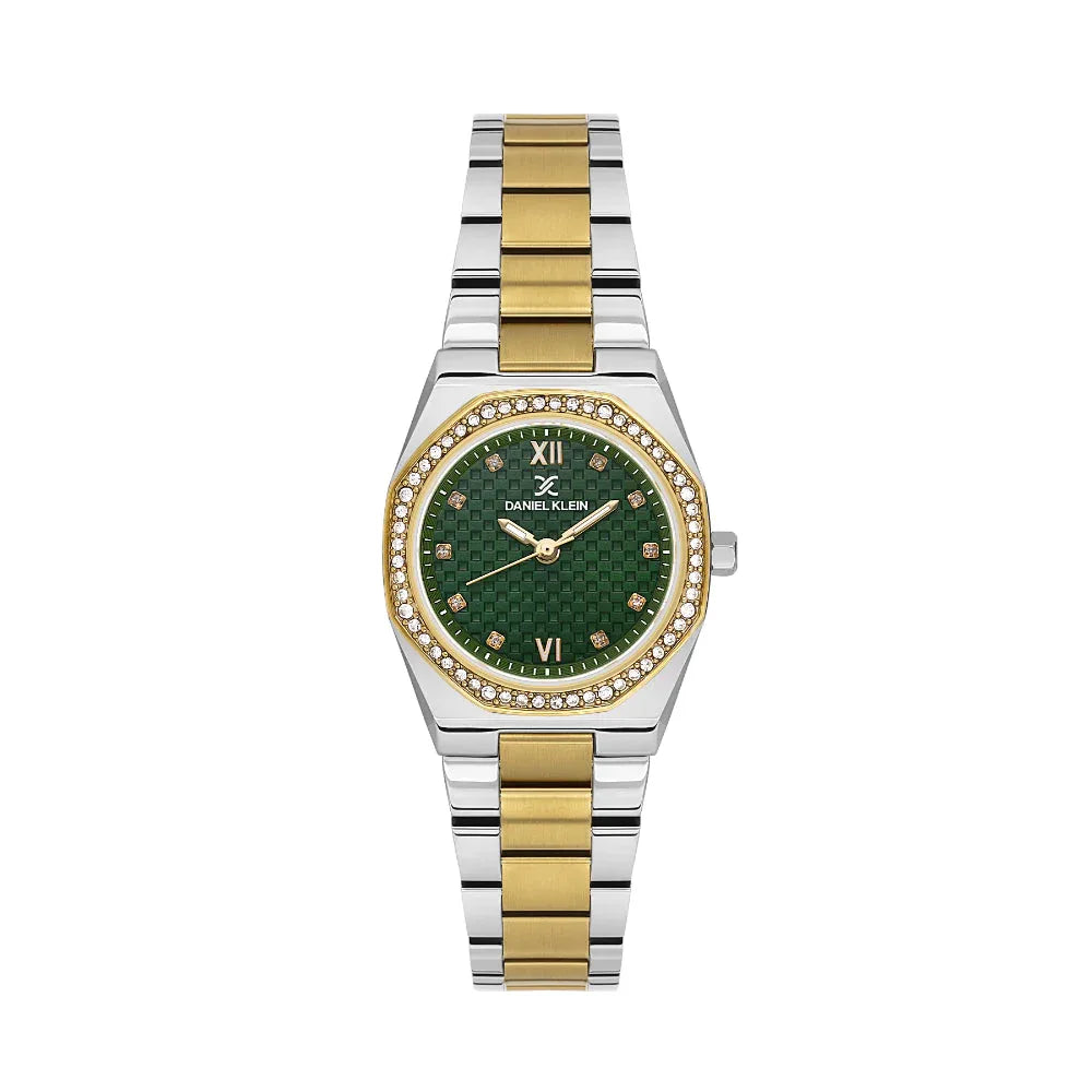 Daniel Klein Premium Silver and Gold Stainless Steel Watch for Women DK.1.14099-5 - Daniel Klein Saudi Arabia